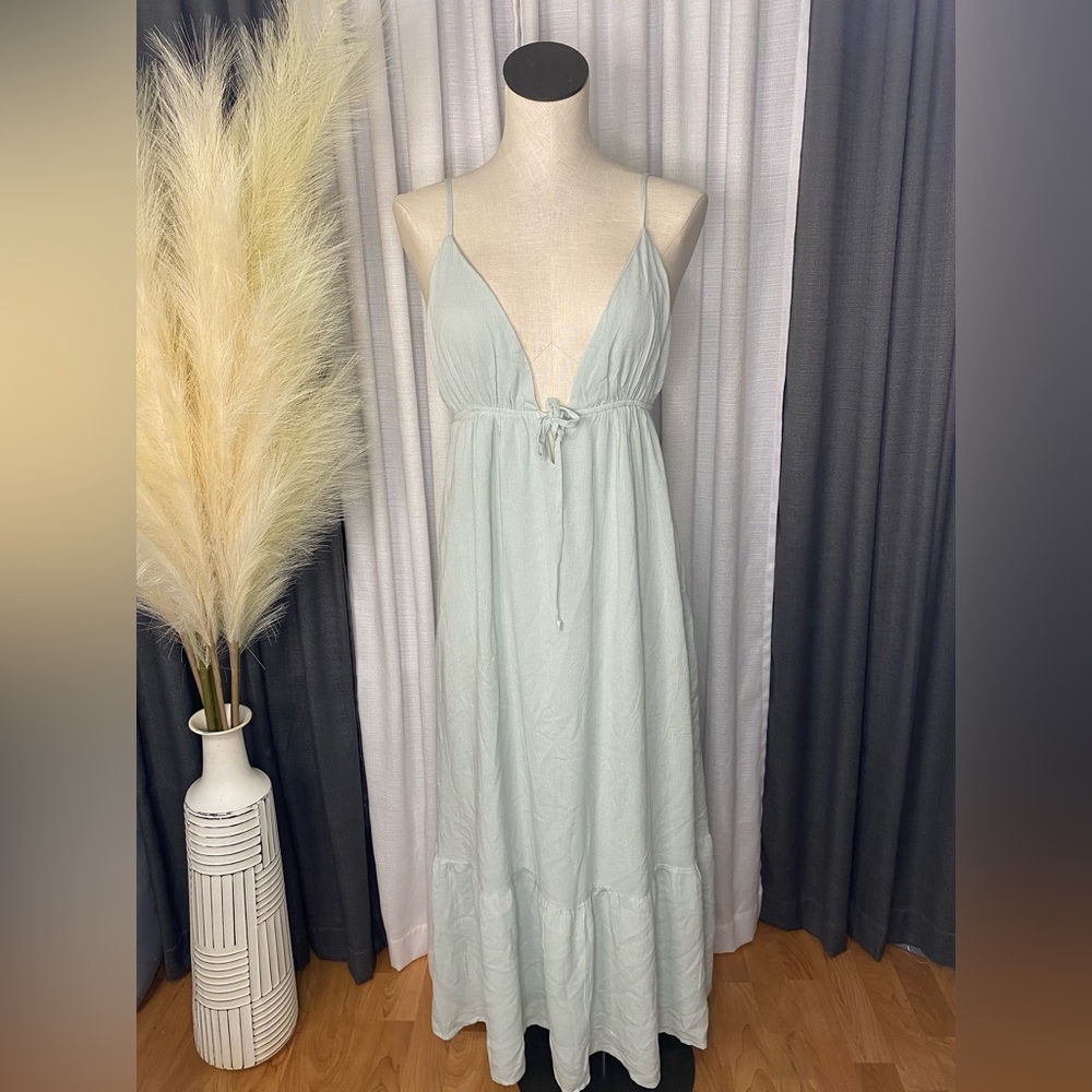 Blue maxi dress